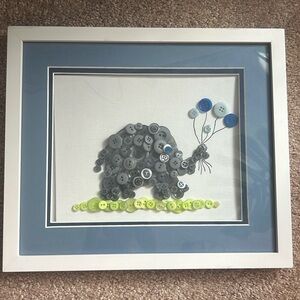 Handmade elephant button picture